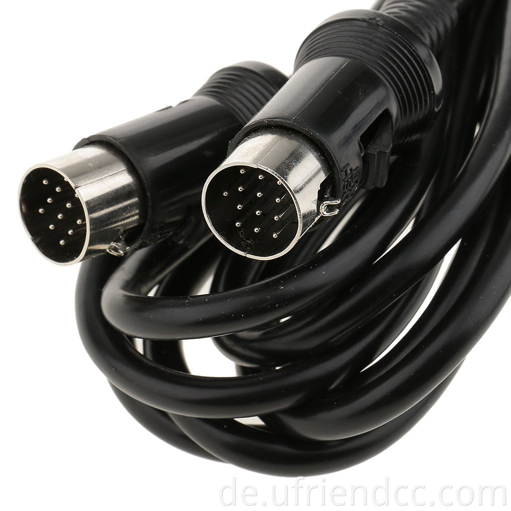 DIN 13 -Pin -Erweiterungsadapter -Blei / Kabel, männlich bis weiblich (Stecker / Steckdose) 1m, 2m, 3m, 5m für Audio -Tuner